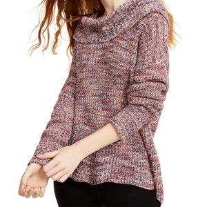 NWOT American Rag Cowlneck Chunky Sweater in Zinfandel, Size Small